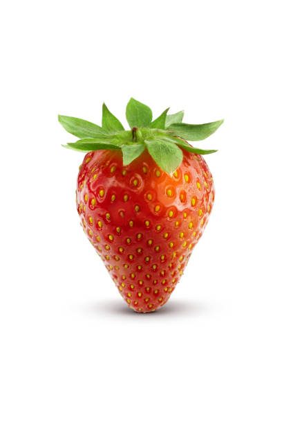 istock A Strawberry isolated on a white background. 1366308982