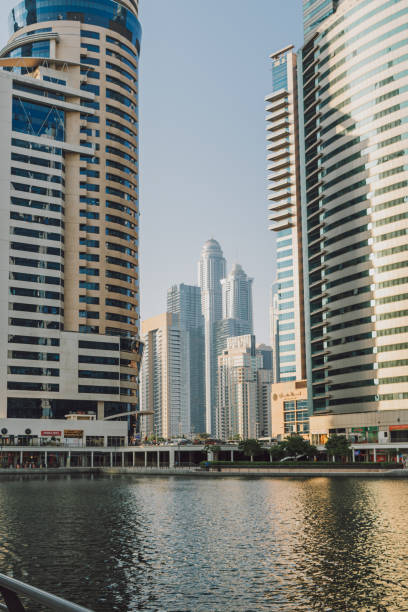istock Modern city skyline view at sunset time with 1366311614