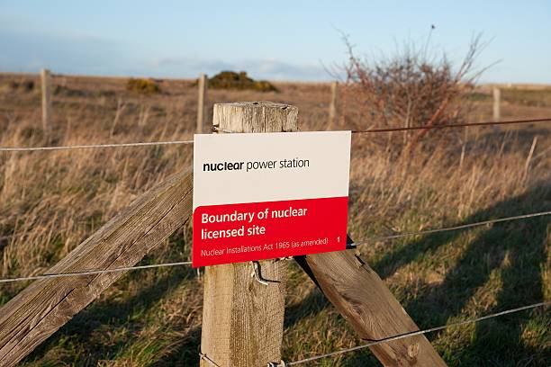 istock Nuclear power station boundary sign 136631274