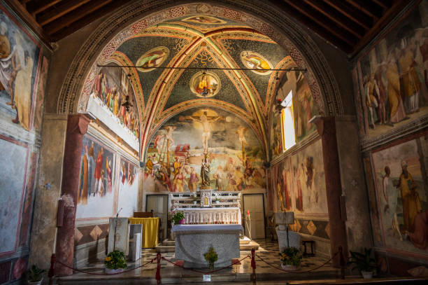 istock Painting inside a Church in Chiavari 1366325600