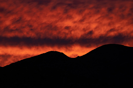 sunset Blair Canyon Anza Borrego State Park