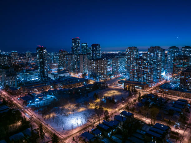 istock North york cityscape with fresh snow  Toronto Canada 1366335637