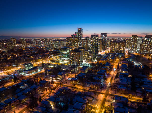istock North york cityscape with fresh snow  Toronto Canada 1366335649
