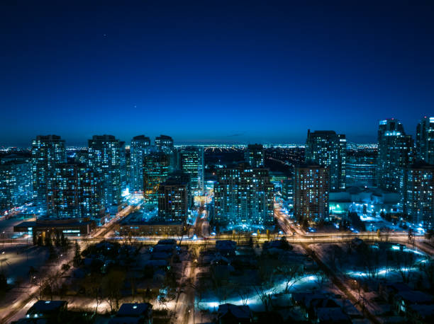 istock North york cityscape with fresh snow  Toronto Canada 1366335676