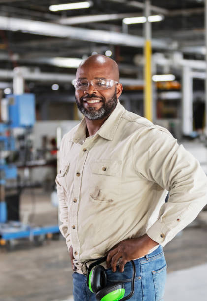 istock African-American man working in plastics factory 1366345327