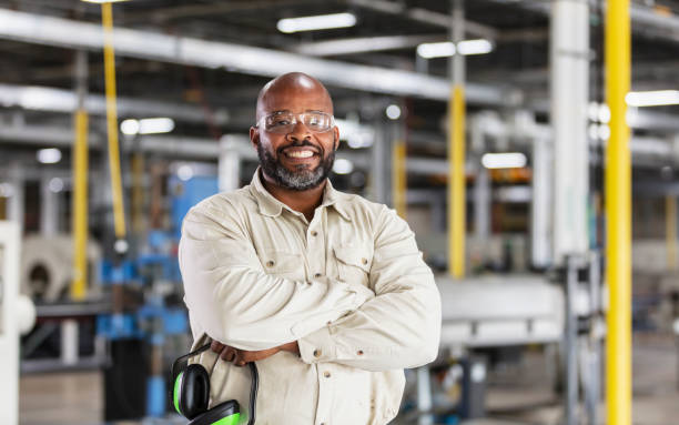 istock African-American man working in plastics factory 1366345354