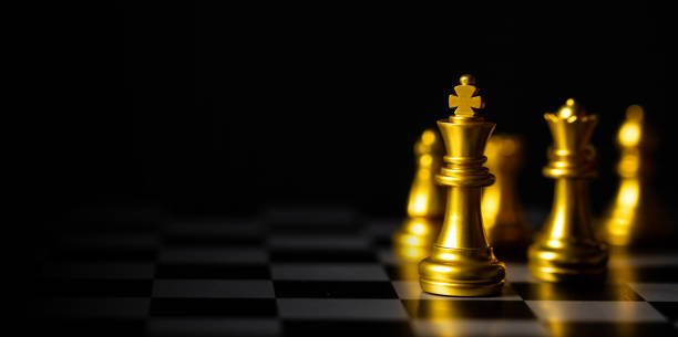 istock Chess board game for ideas and competition and strategy, business success concept. 1366350268