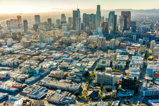 istock Los Angeles Cityscape Aerial 1366355605
