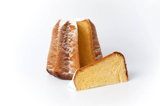 istock pandoro italian sponge cake for Christmas isolated on white background 1366364568