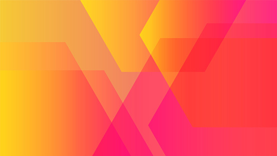 Gradient Shape of hexaColorful Abstract Geometric Design Background