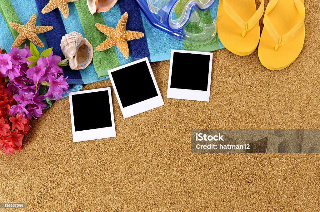Гавайские Пляж сцена с пустым фотографии - Стоковые фото Водолазная маска роялти-фри