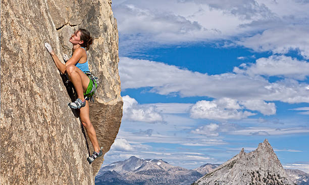 istock Climber gripping the rock. 136637216