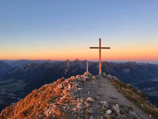 istock Top of the mountain 1366374134