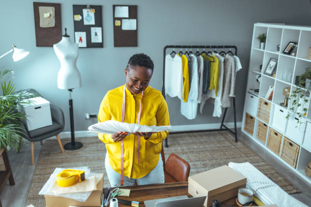 istock Woman working on a housing project 1366380153