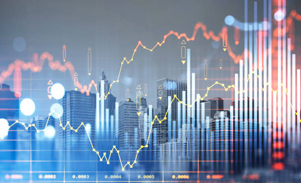 istock New York city skyscraper downtown panoramic view and financial chart 1366381422