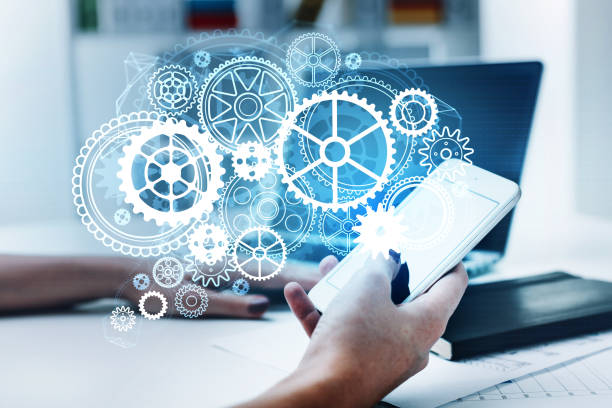 istock Businesswoman is holding a smartphone and typing message 1366384239