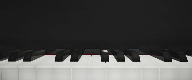 istock Piano clavier music concept 1366384572