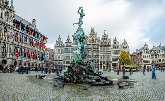 Grote marks in Antwerp, Belgium