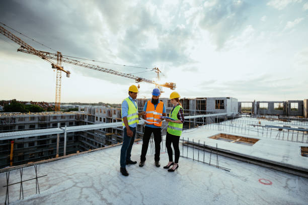 istock Construction industry and engineering in post-recession period 1366393487