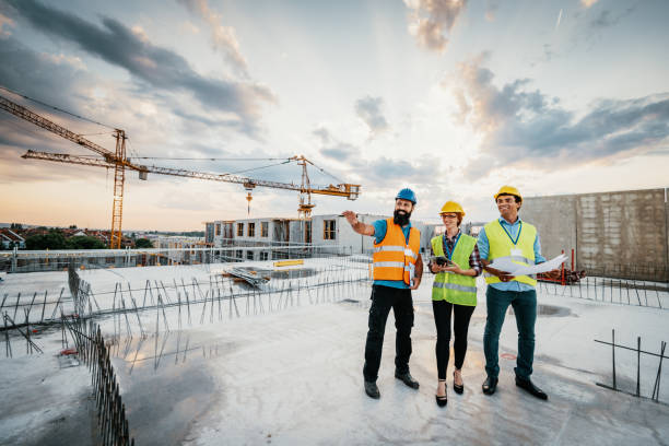 istock Construction industry and engineering in post-recession period 1366394092