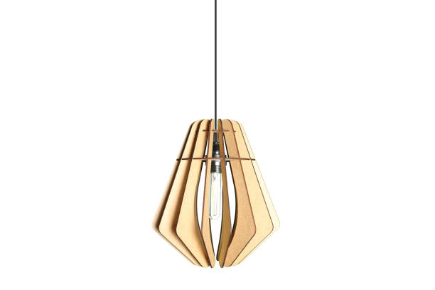 istock CNC Laser Wooden Pendant Lamp 1366402070