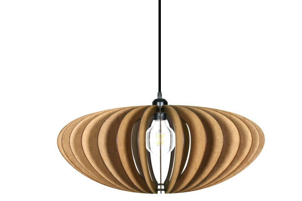 istock CNC Laser Wooden Pendant Lamp 1366405544