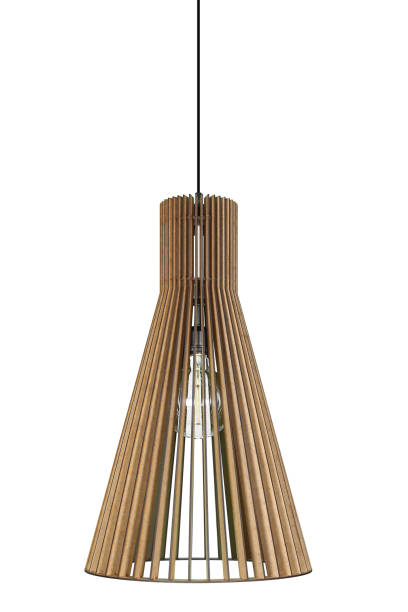 istock CNC Laser Wooden Pendant Lamp 1366405546
