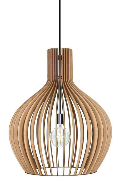 istock CNC Laser Wooden Pendant Lamp 1366405786