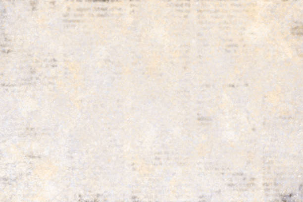 istock Newspaper with old grunge vintage unreadable paper texture background 1366408094