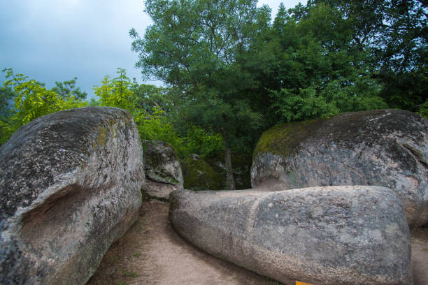 istock Prehistoric rock sanctuary Beglik Tash in Bulgaria 1366408246