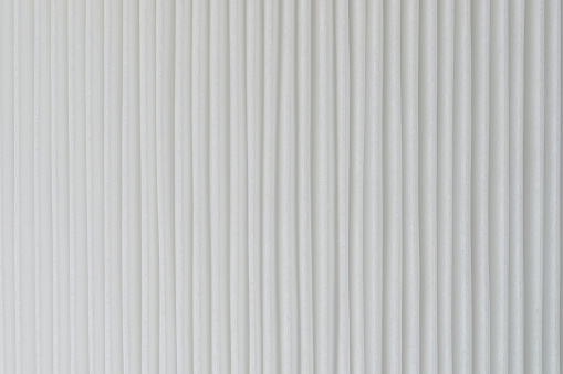 White hepa filter background pattern close up view