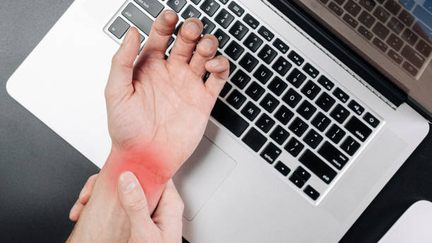 istock Arthritis hand. Arthritis office syndrome is consequence of computer. Hand pain in man injury wrist. Health care and medical concept. 1366415030