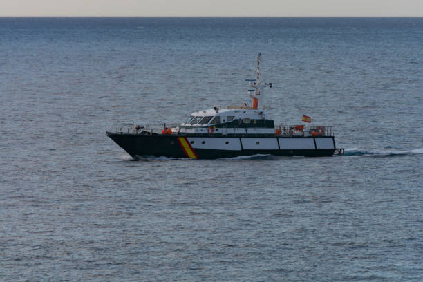 Spanish Guardia Civil patrol boat stock photo