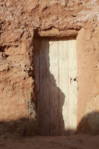 Old wooden doors in southern Algeria