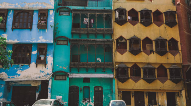 istock Colorful and Bright Balcony in Traditional Eastern Patterns 1366420045