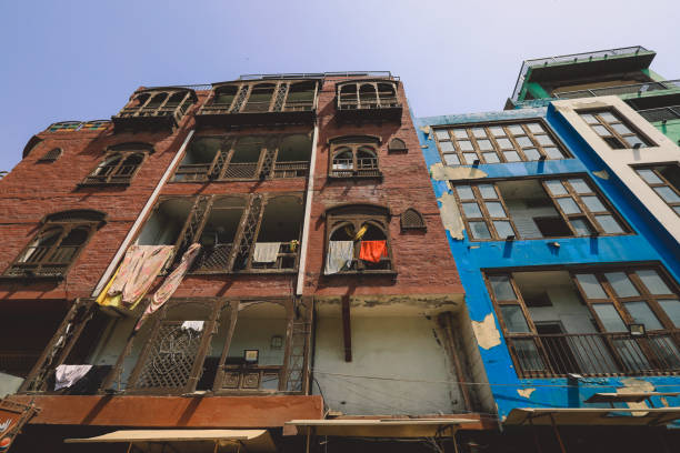 istock Colorful and Bright Balcony in Traditional Eastern Patterns 1366420081