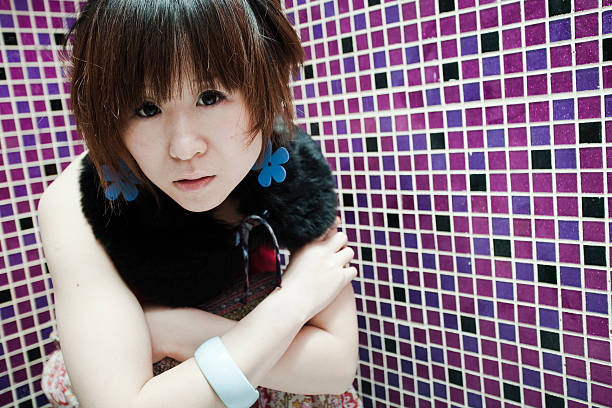 girl in bathroom