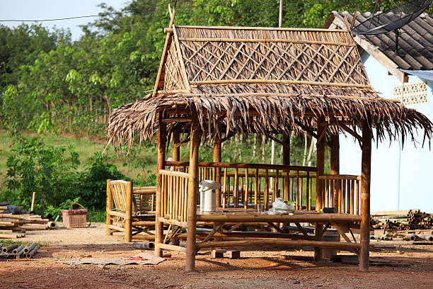 istock Native bamboo hut in Thai style, Thailand 136642713