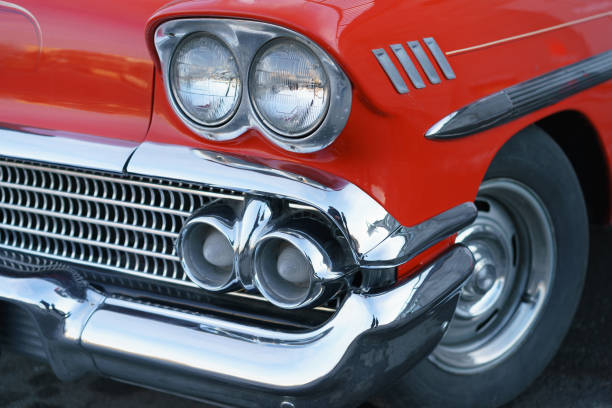 istock bumper of an old-fashioned car 1366427617