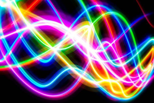 rainbow colorful light effect for background