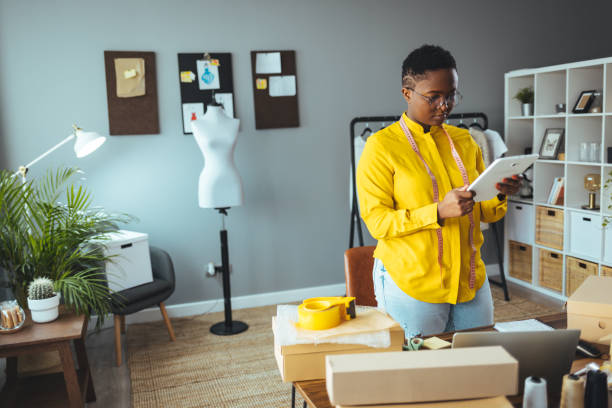 istock Young startup entrepreneur small business owner working at home 1366429258