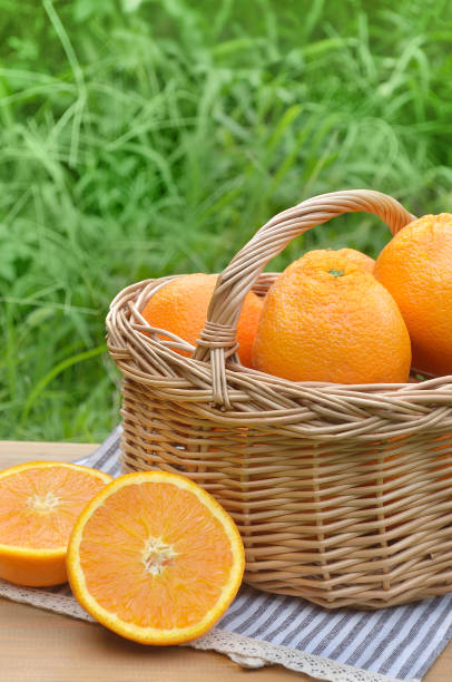 istock Fresh Oranges in the Basket 1366429684