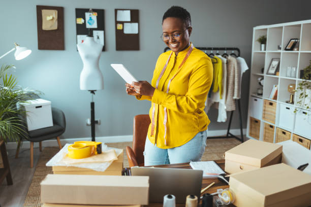 istock Young startup entrepreneur small business owner working at home 1366429757