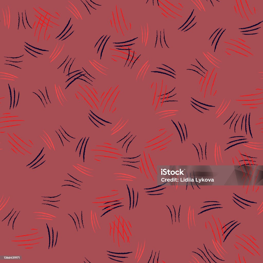 Scratches Seamless Pattern Grunge Texture Old Design Stock Illustration ...