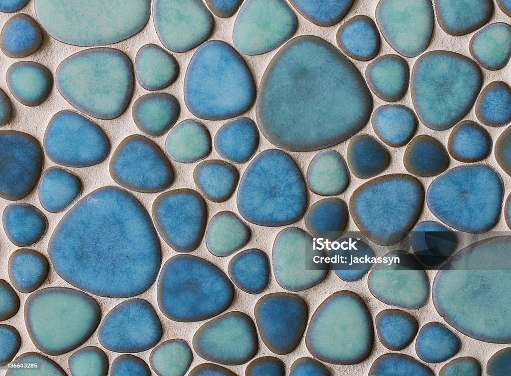 Синяя мозаика - Стоковые фото Абстрактный роялти-фри