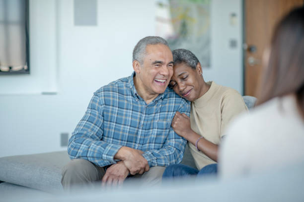 istock Senior Couple in Counseling 1366433176