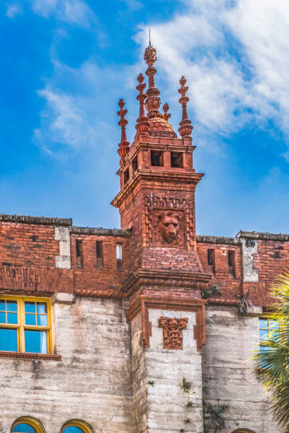 Red WhiteSmall Tower Town Hall St Augustine Florida