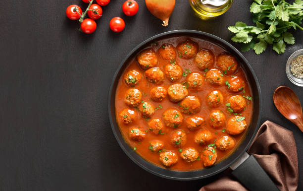 istock Meatballs with tomato sauce 1366448110