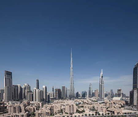 cityscape skyline in dubai, united arab emirates.