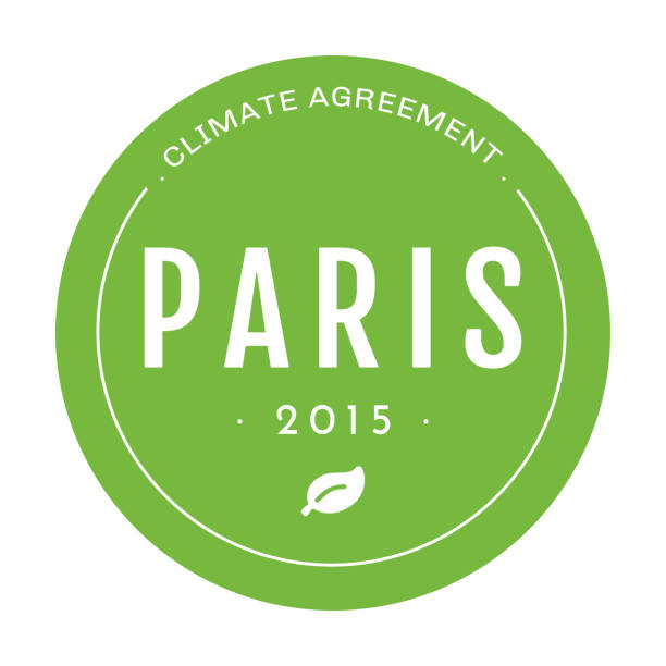 illustrations, cliparts, dessins animés et icônes de illustration du symbole de l’accord de paris sur le climat - 2015